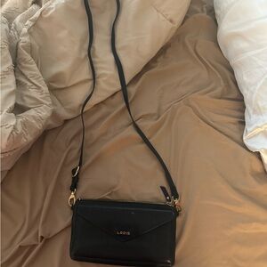 Lodis Black Crossbody Bag with Structured Design